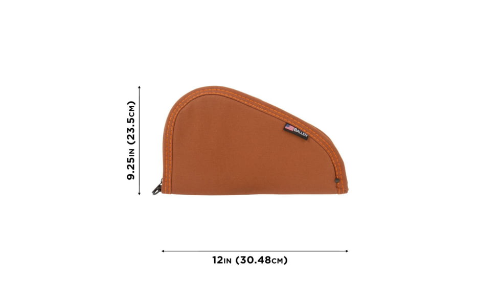 Allen Colorado Heritage Handgun/Pistol Case, Caramel, 11in, 709-11