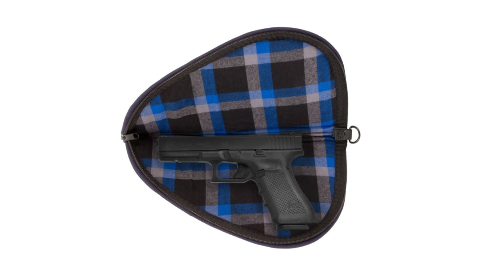 Allen Colorado Heritage Handgun/Pistol Case, 11in, Indigo/Plaid, 711-11