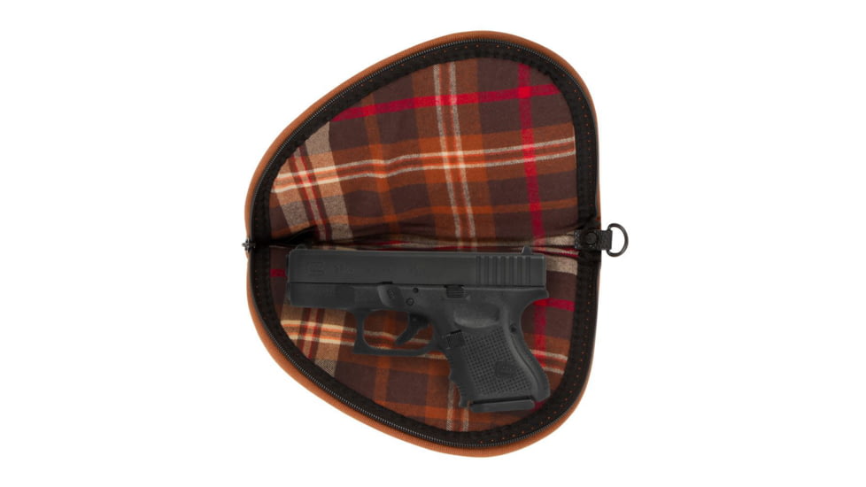 Allen Colorado Heritage Handgun/Pistol Case, 9in, Carmel/Plaid, 709-9