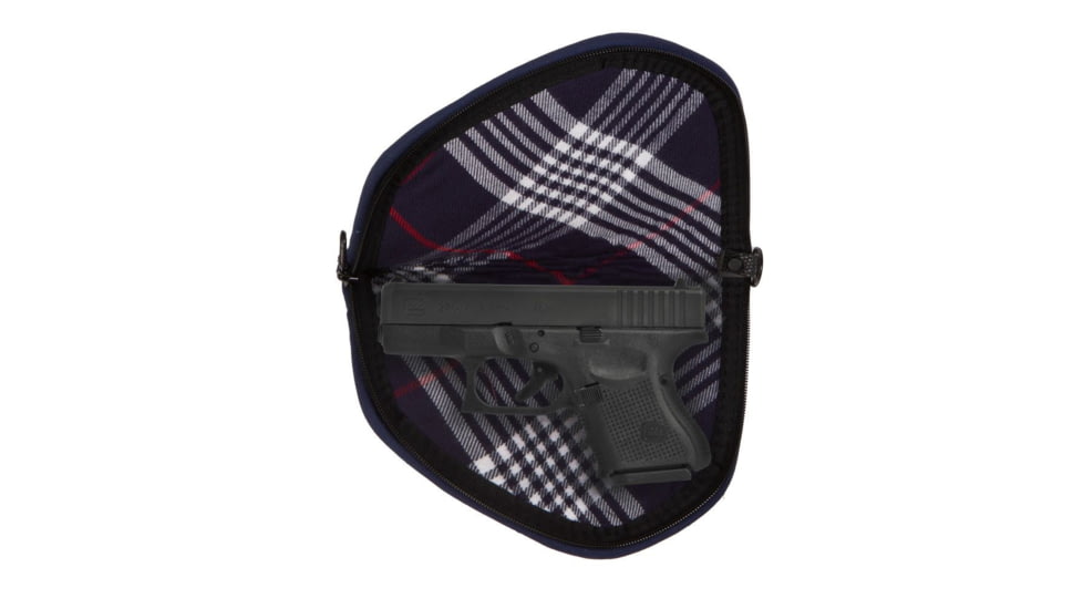 Allen Colorado Heritage Handgun/Pistol Case, 9in, Indigo/Plaid, 711-9
