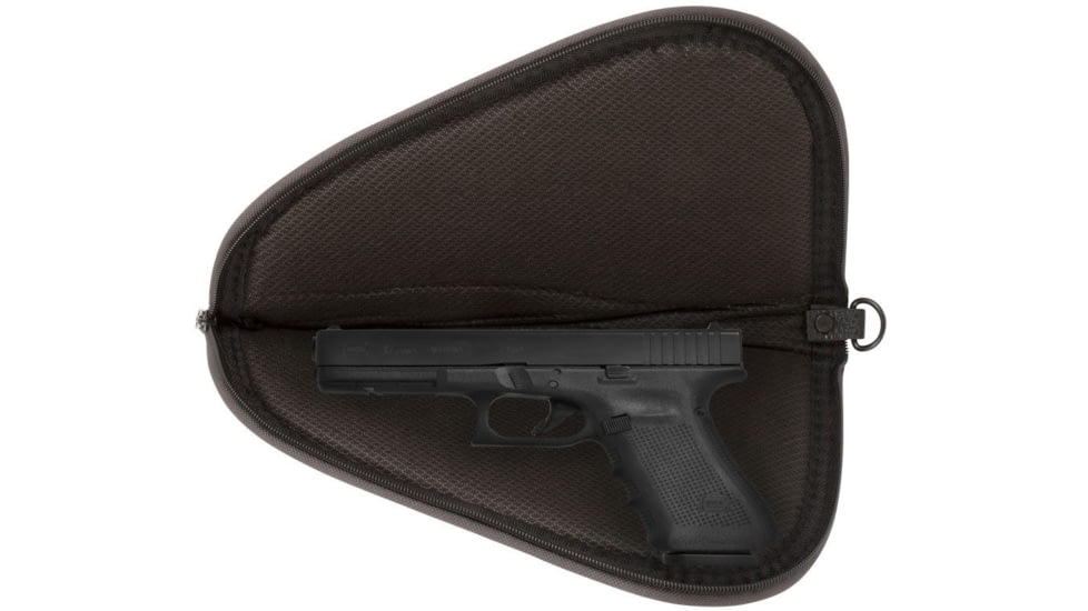 Allen Deluxe Handgun/Pistol Case, 11in, Black/Grey, 444-11