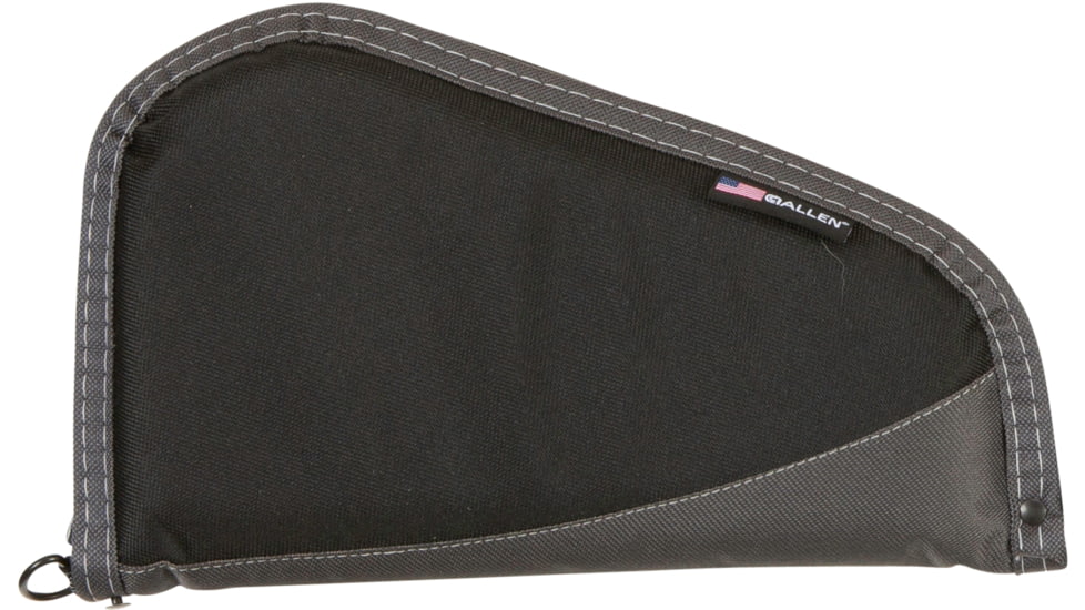 Allen Deluxe Handgun Case, Black, 8in, 444-8