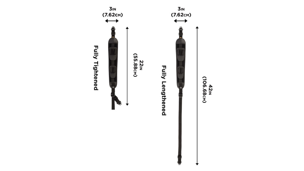 Allen Denali Neoprene Rifle Sling with Cartridge Loops, Black, 8888