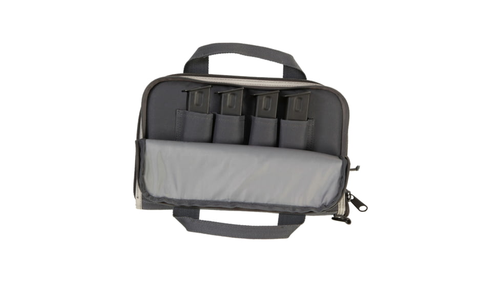 Allen Double Handgun/Pistol Attache, Gray/White, 8242