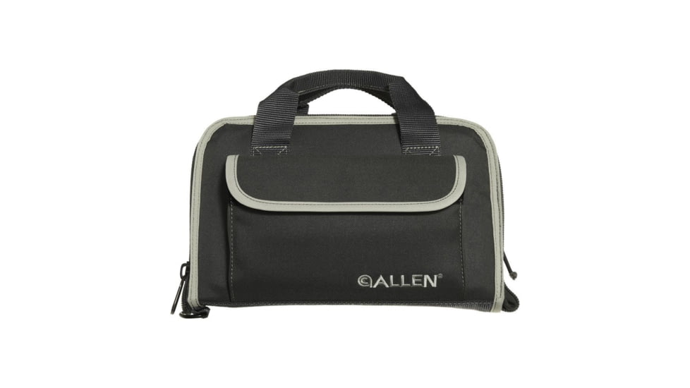 Allen Double Handgun/Pistol Attache Case, Gray/White, 12in, 8242