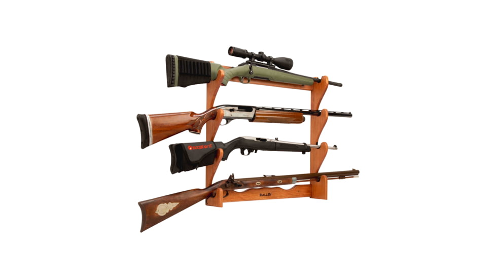 Allen Four Gun Wooden Gun Racks, 18550