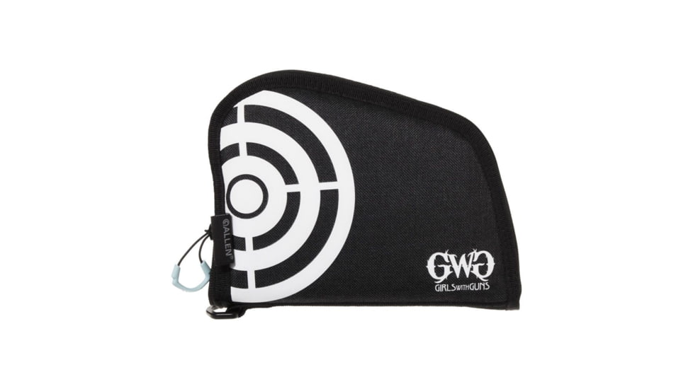 Allen Girls With Guns On Target Pistol Case, Black, 8in, 92-8