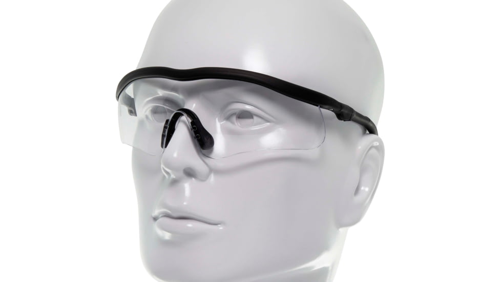 Allen Guardian Shooting Safety Glasses, Black Frame, Clear Lenses, One Size, 2384