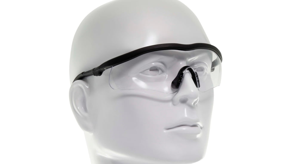 Allen Guardian Shooting Safety Glasses, Black Frame, Clear Lenses, One Size, 2384