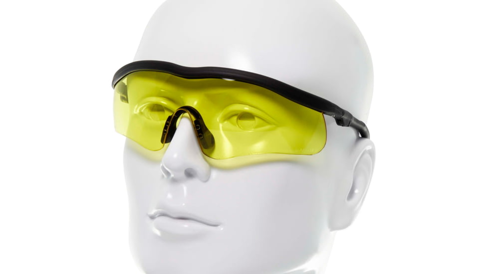 Allen Guardian Shooting Safety Glasses, Black Frame, Yellow Lenses, One Size, 2379