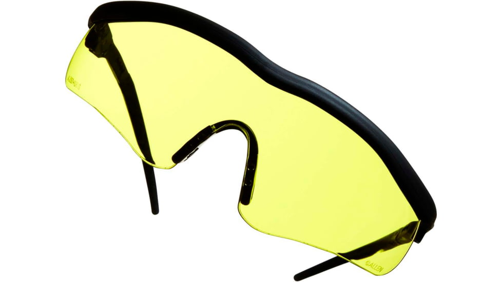 Allen Guardian Shooting Safety Glasses, Black Frame, Yellow Lenses, One Size, 2379