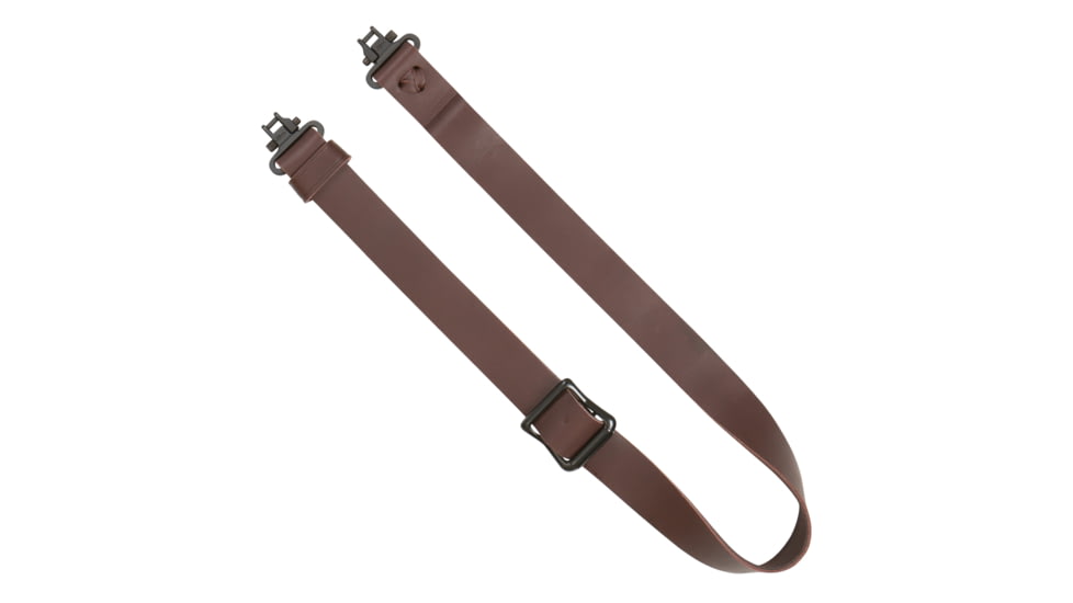 Allen Leather Slide-N-Lock Gun Sling with Swivels, Brown, 8432