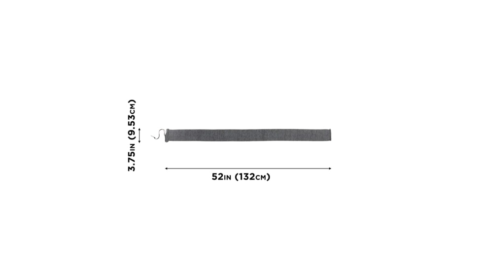 Allen Gun Sock, 3 Pack, Heather Gray, 52x3.75in, 13130