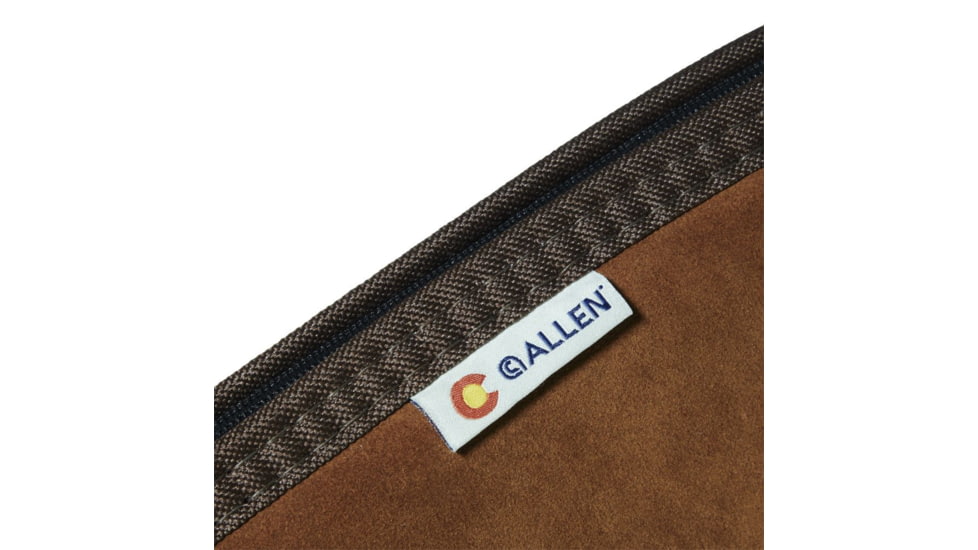 Allen Heritage Suede Handgun Case, Rust, 13in, 86-13