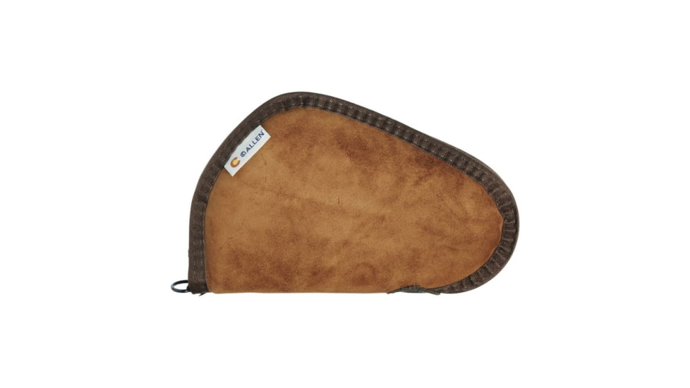 Allen Heritage Suede Handgun Case, Rust, 8in, 86-8