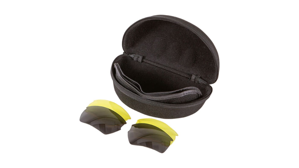 Allen Ion Ballistic Shooting Glasses 3 Lens Set, Clear/Yellow/Smoke, 2228