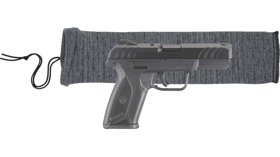 Allen Knit Handgun Sock, Heather Gray, 14x3.75in, 1314