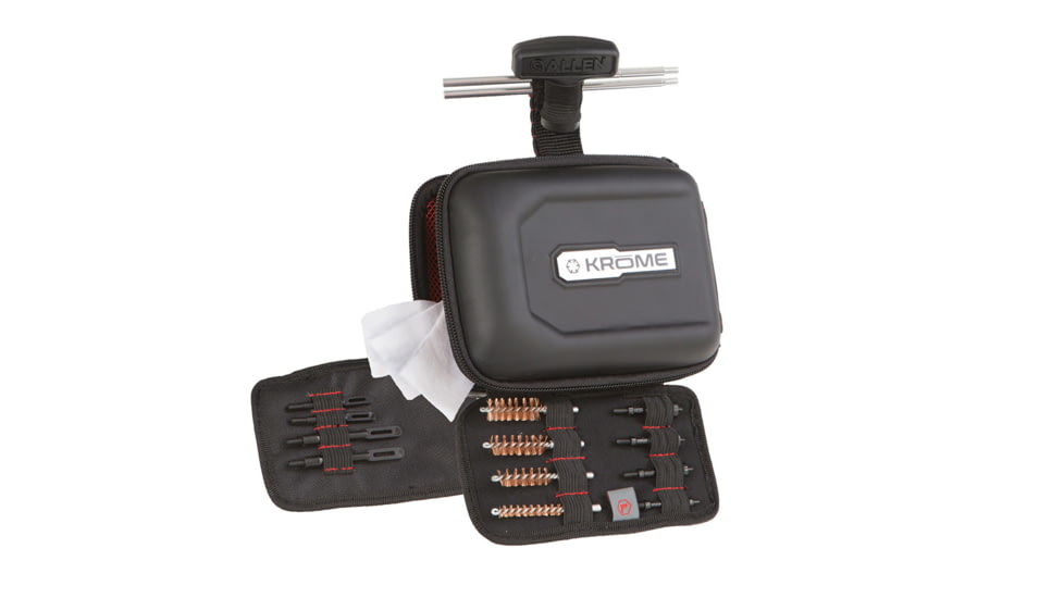 Allen Krome Compact Handgun Cleaning Kit, Black, 70971