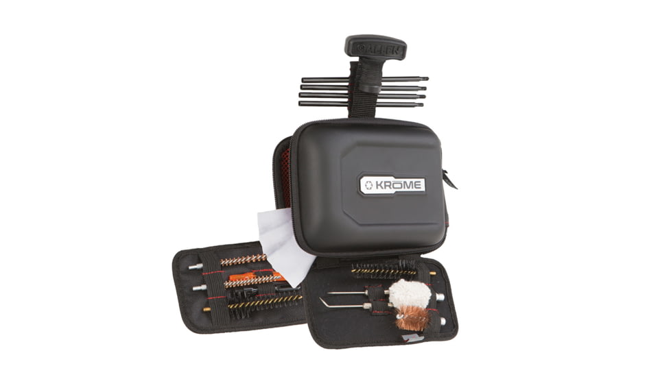 Allen Krome Compact Tactical Firearm Cleaning Kit, Black, 70972