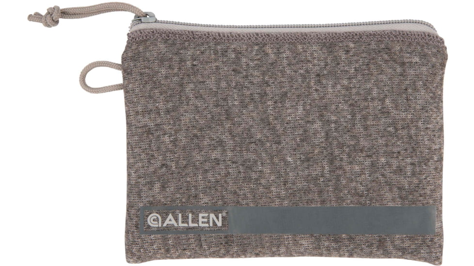 Allen Lockable Handgun Storage Pouch, Compact Size Handgun, 5 x 7in, Gray, 3625
