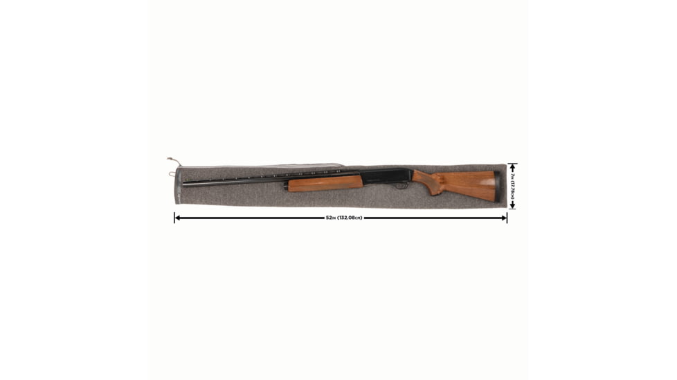 Allen Lockable Shotgun Storage Pouch, 52.50 x 7 x 0.50in, Gray, 3631, 3631