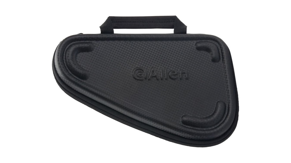 Allen Molded Compact Handgun Case, Black, 12x7in, 76-12