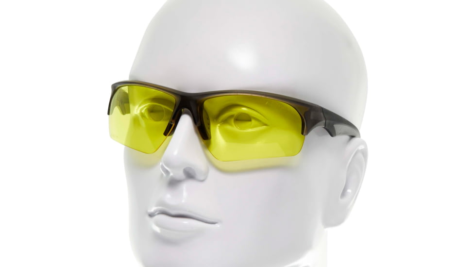 Allen Outlook Shooting Safety Glasses, Smoke Frame, Yellow Lenses, One Size, 2382