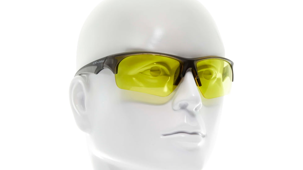 Allen Outlook Shooting Safety Glasses, Smoke Frame, Yellow Lenses, One Size, 2382