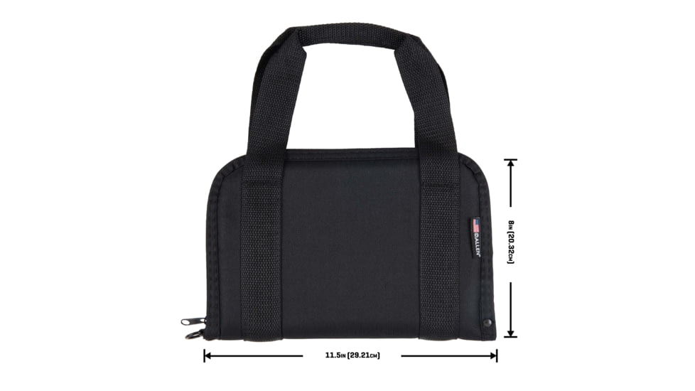Allen Pistol Tote, Most Semi-Auto Handguns &amp; Revolvers, Black, 3640