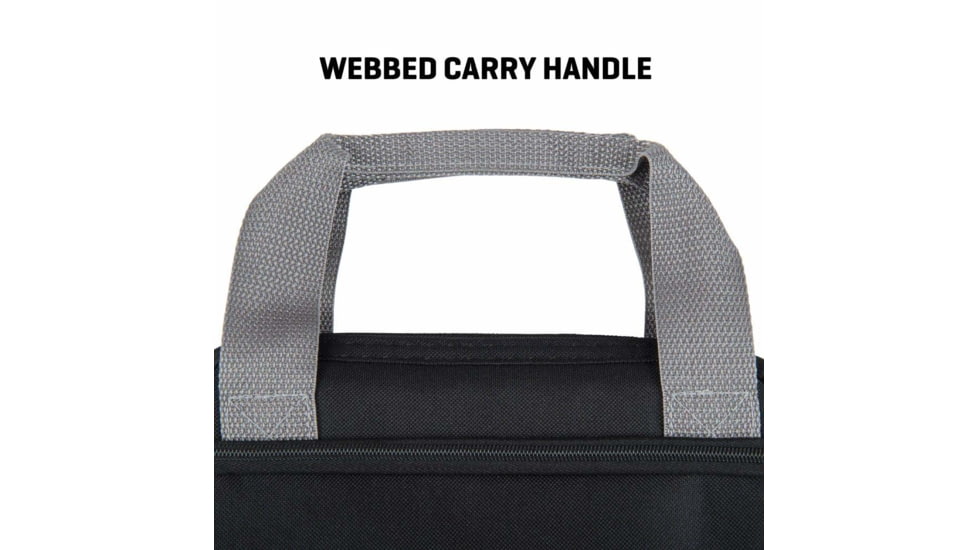 Allen Pistol Tote With Pocket, Black, 3643