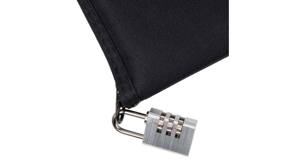 Allen Pistol Tote With Pocket, Black, 3643