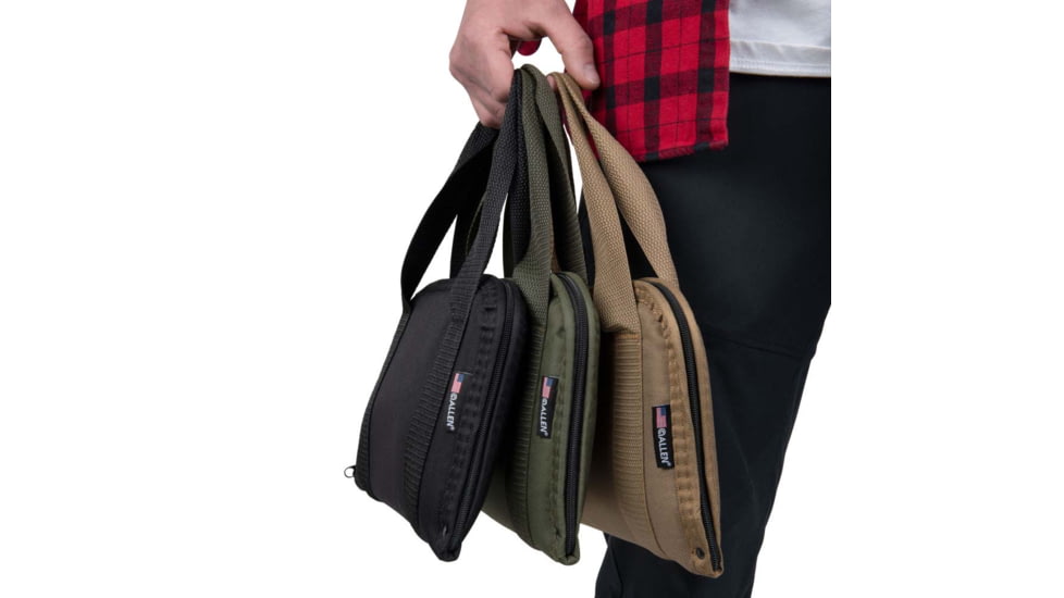 Allen Pistol Tote With Pocket Taupe , 3644