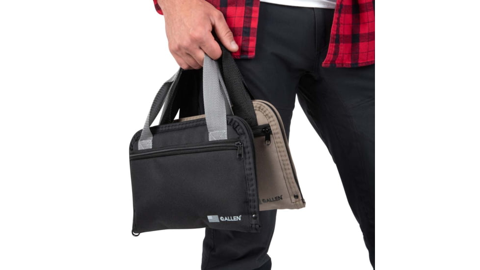 Allen Pistol Tote With Pocket Taupe , 3644