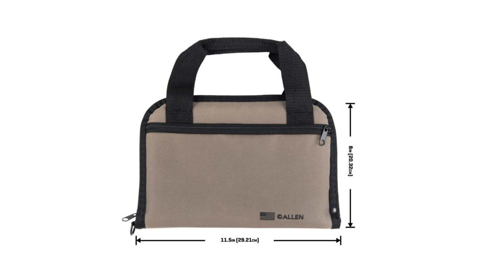 Allen Pistol Tote With Pocket Taupe , 3644