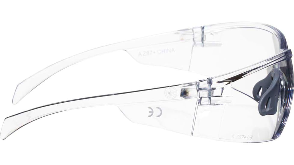 Allen Protector Shooting Safety Glasses, Clear Frame, Clear Lenses, One Size, 2385