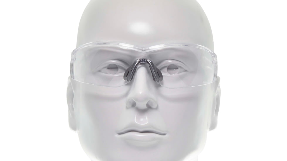Allen Protector Shooting Safety Glasses, Clear Frame, Clear Lenses, One Size, 2385