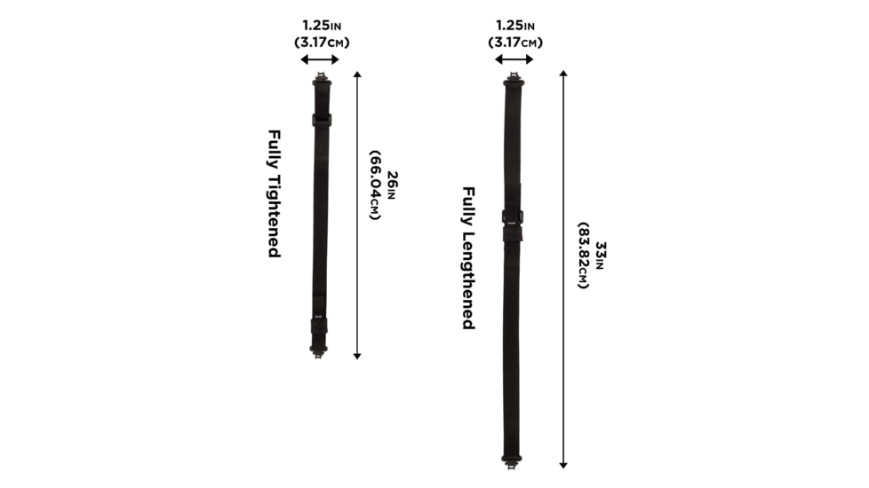 Allen Quick Adjusting 1.25 Rifle Sling, Black, 8061