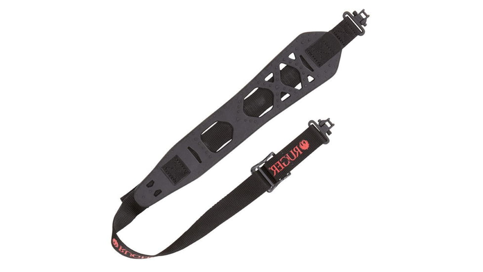 Allen Ruger Boulder Rubber Sling w/ Swivels, Black/Red, 27600