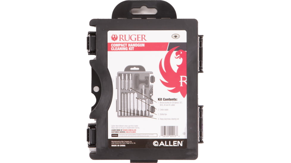 Allen Ruger Compact Handgun Cleaning Kit, Multi, 27821