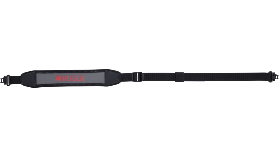 Allen Ruger Compact Padded Sling With Swivels, Black/Gray/Red, 27835