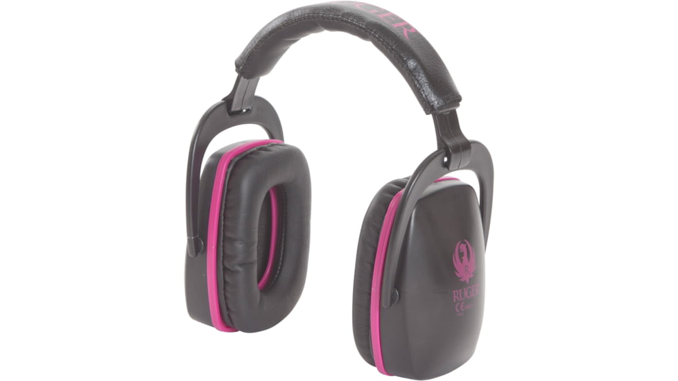 Allen Ruger Conix Ballistic Muff and Glasses Combo, Black/Orchid, 27866