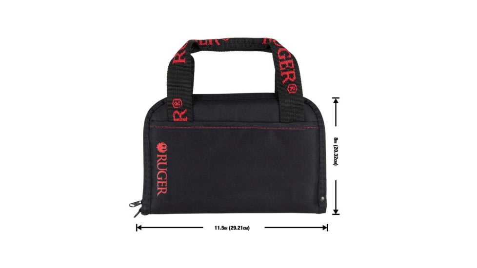 Allen Ruger Pistol Tote With Pocket, Black, 3645