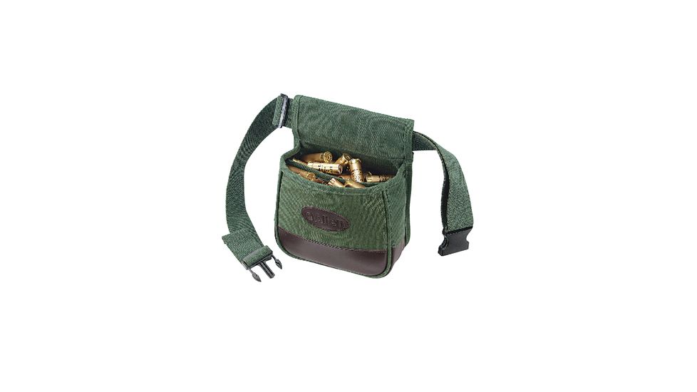 Allen Shooters Bag With Belt Green Canvas 2102