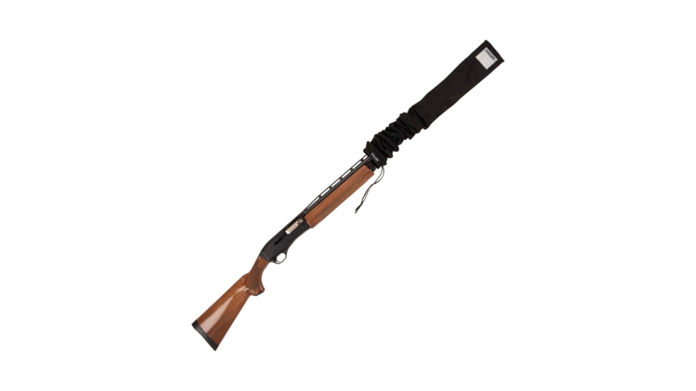 Allen Stretch Knit Gun Sock w/Writeable ID Label for Rifles with Scopes and Shotguns, Silicone Treated, Black, 52 in, 13173