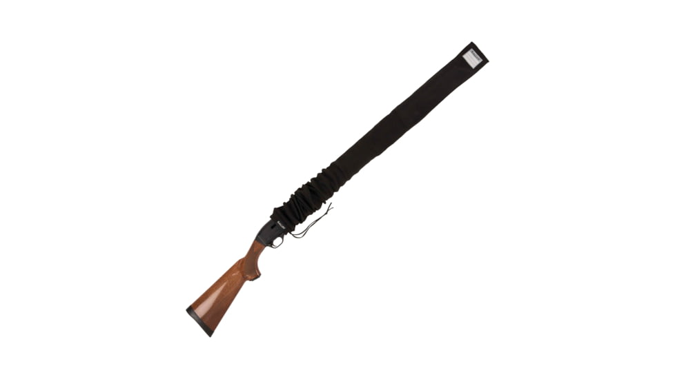 Allen Stretch Knit Gun Sock w/Writeable ID Label for Rifles with Scopes and Shotguns, Silicone Treated, Black, 52 in, 13173