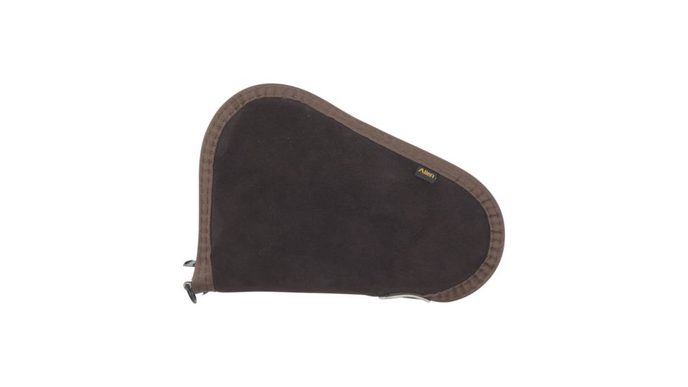 Allen Suede Handgun Case, Brown, 8in, 85-8