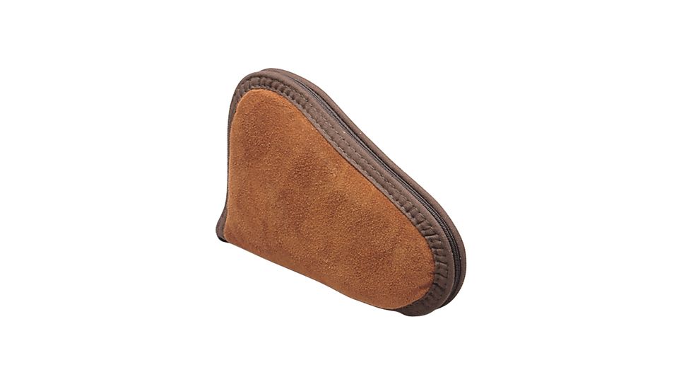 Allen Suede Leather Pistol Case, 8 Inch, Rust Color