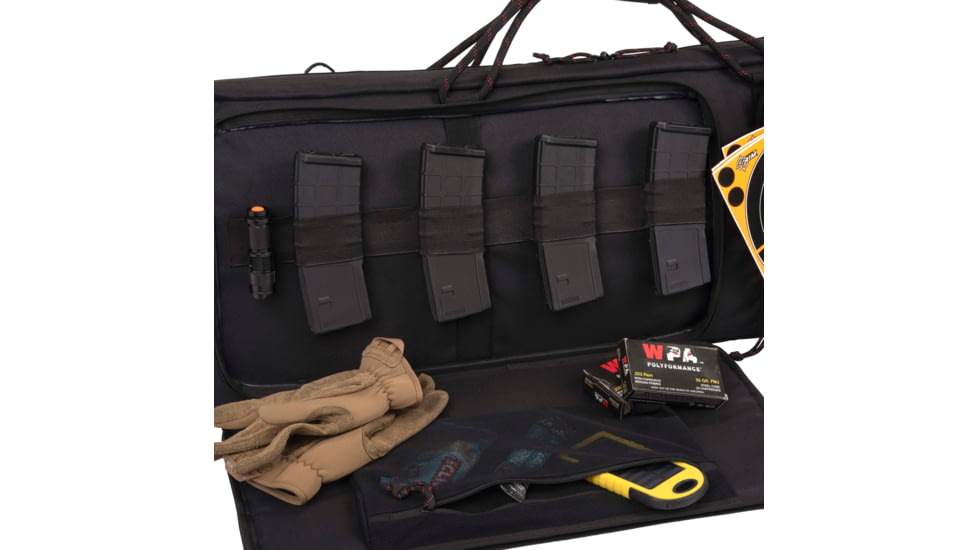 Allen Tac Six Squad 38 in Tactical Gun Case, Black, 10827