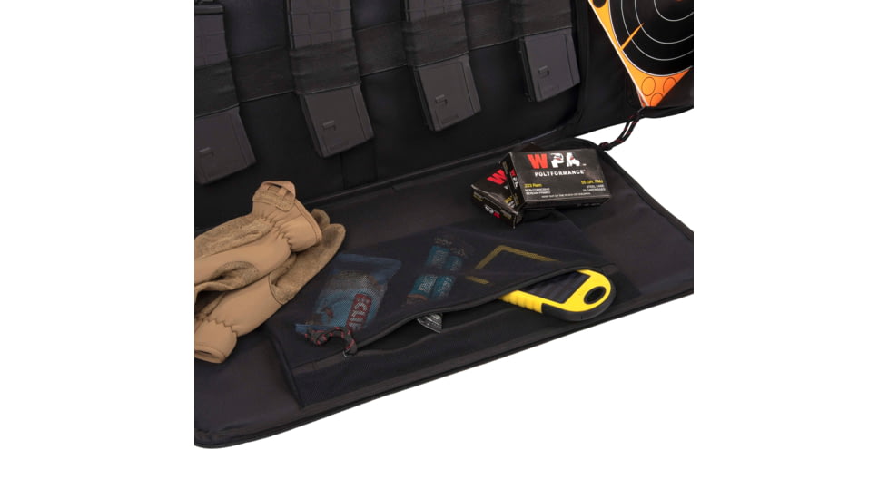 Allen Tac Six Squad 38 in Tactical Gun Case, Black, 10827