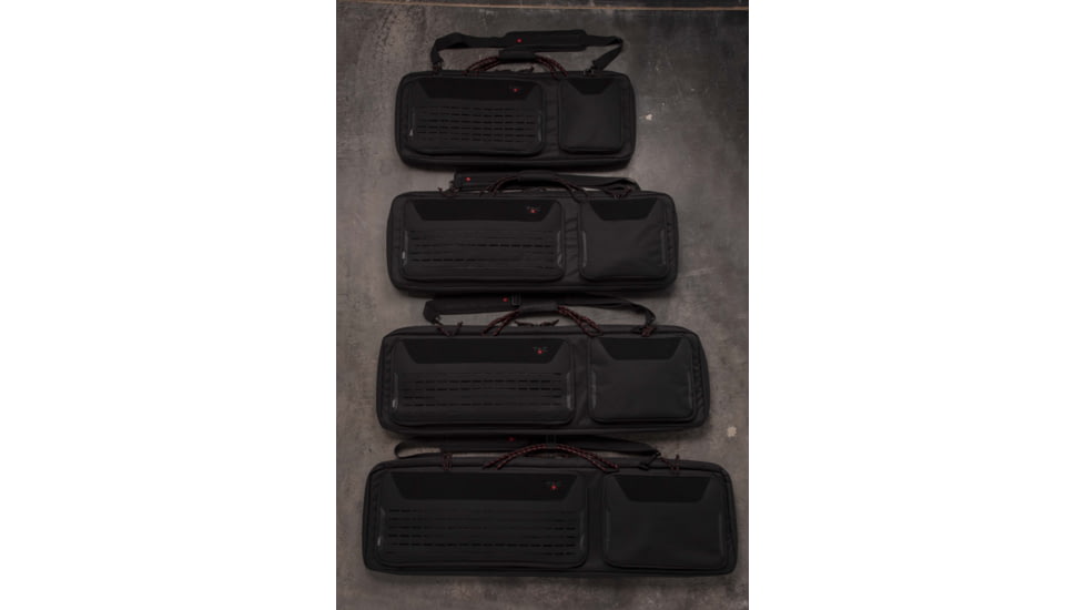 Allen Tac Six Squad 38 in Tactical Gun Case, Black, 10827